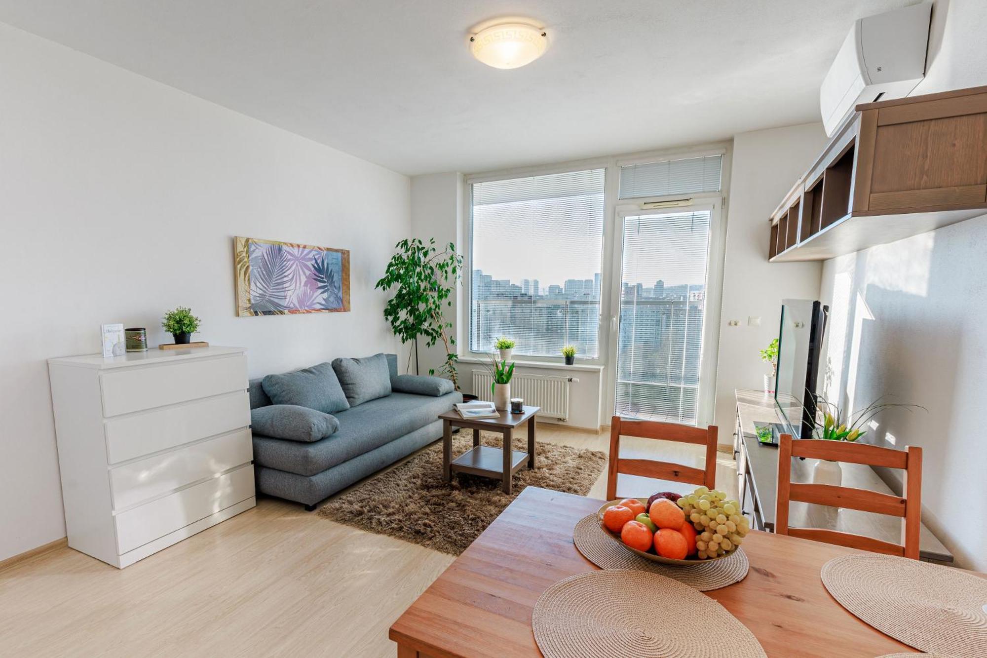 Sunny Apartment With Amazing Terrace On The 13Th Floor Near City Center Bratislava Buitenkant foto